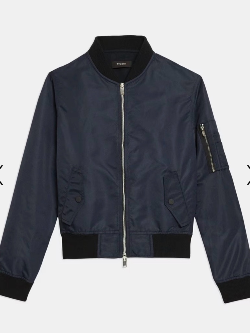 Classic Bomber Jacket in Recycled Nylon